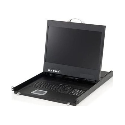 LevelOne KVM-8901DE стелажна конзола 48, 3 см (19") 1440 x 900 пиксела Черен (KVM-8901DE)