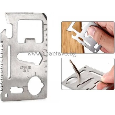 ШантавоЕ Джобен инструмент за оцеляване 12 в 1