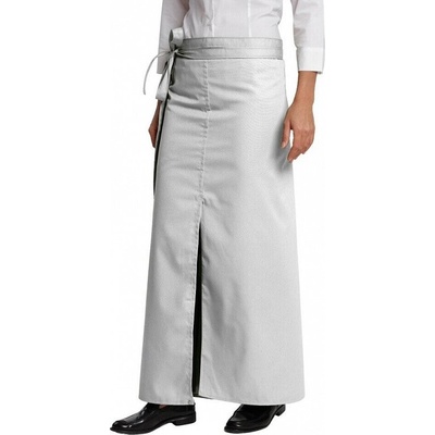 CG Workwear Gastro zástěra Roma odolná proti pomačkání Bílá CGW1260