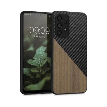 Image 1 of kwmobile Твърд калъф за Samsung Galaxy A33 5G - тъмнокафяв