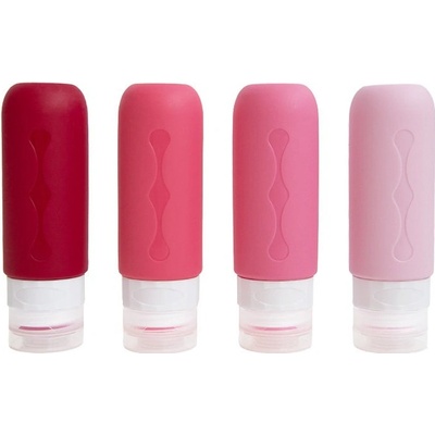 Kufreplus Cestovné silikónové fľaštičky 90 ml XND12 4 ks