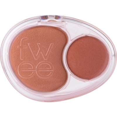 Fwee Mellow Dual Blusher ND02 Down Tempo Dvojitá lícenka 7,2 g