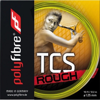 Polyfibre Тенис кордаж Polyfibre TCS Rough (12, 2 m) - Жълт