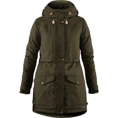 Fjall Raven Дамско палто Fjällräven Women's Singi Wool Padded Parka Coat - Deep Forest - размер XS (102-1959-0312)