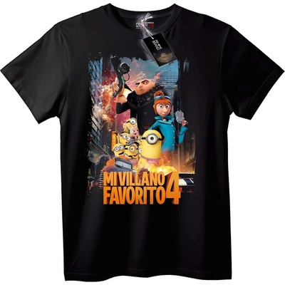 NOONEBRAND Тениска Despicable Me 4 Миньони - 3XL, Black