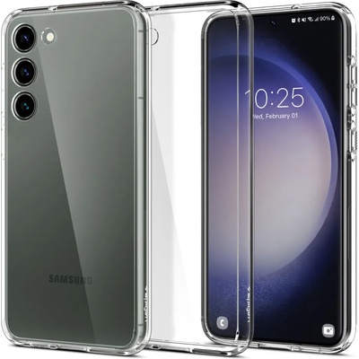 Spigen Противоударен Хибриден Калъф за Samsung S23 Plus, Spigen Ultra Hybrid Case, Прозрачен (ACS05668)