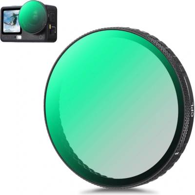 K&F Concept CPL filtr pro DJI Osmo Action 6, nasazovací