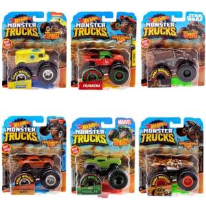 Mattel Hot Wheels Monster trucks каскадьорски трикове asst (FYJ44)