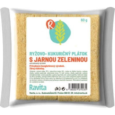 Ryžovo - kukuričný plátok s jarnou zeleninkou 75g