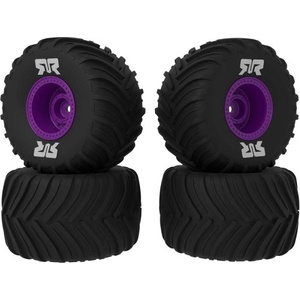 Arrma колело с гума dBoots Chevron MT, джанта лилава (4): GROM