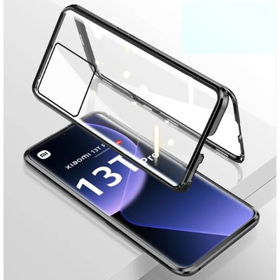 Beweare Magnetický obojstranný s tvrdeným sklom na Xiaomi 13T / 13T Pro - čierne