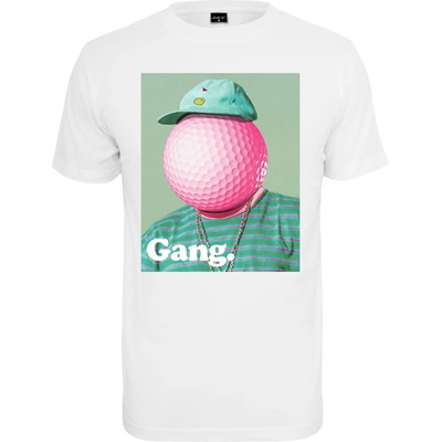 Mister Tee Мъжка тениска в бял цвят Mister Tee Golf Gang Tee white UB-MT1498-00220 - Бял, размер XS