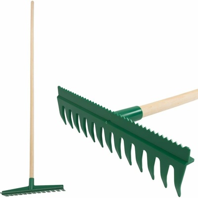 STREND PRO Garden Hrable vyrovnávacie R140, 13-zubé, plastové, s urovnávacou hranou, 160 cm násada