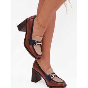 Step in style Дамски дебел ток модел 217844 Step in style