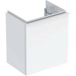 Geberit iCon - Шкафче за умивалник, 37x42x28 см, 1 врата, панти отляво, лъскаво бяло 502.301. 01.1 (502.301.01.1)