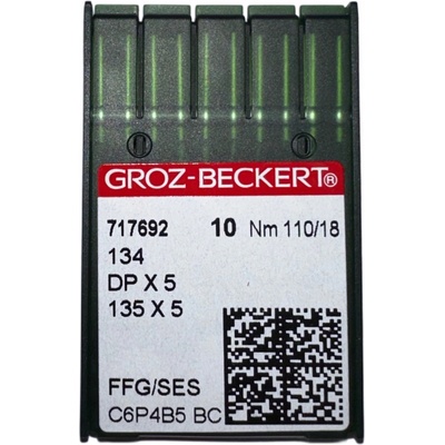 IHLY PRE ŠIJACIE STROJE GROZ BECKERT STĘBNÓWKA 135x5 DPx5 110/18 SES