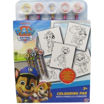 Paw Patrol Сет за оцветяване с моливи с гума Paw Patrol (PWP25-6809)