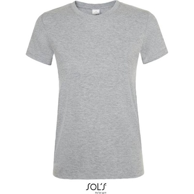 SOL'S regent / Дамска тениска с обло деколте - сив меланж xxxl (25182507713)