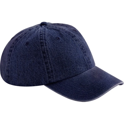 Beechfield K B 105 6 panelová COT53010549099-indigo Modrá indigo