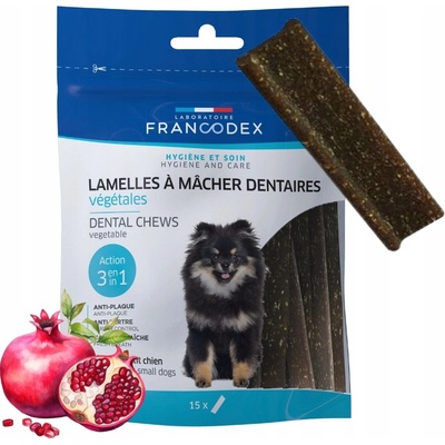 Francodex Weggy žuvacie plátky XS malý pes 114 g 15 ks