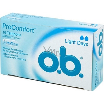 O.B. ProComfort Light Days tampóny 16 ks
