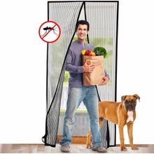 HomePRO MM-00112 Magnetická sieťka na dvere 100×200cm, čierna