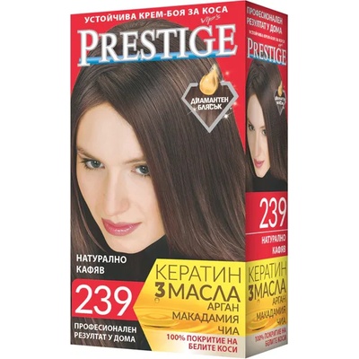 Prestige боя за коса, Натурално кафяв, Номер 239