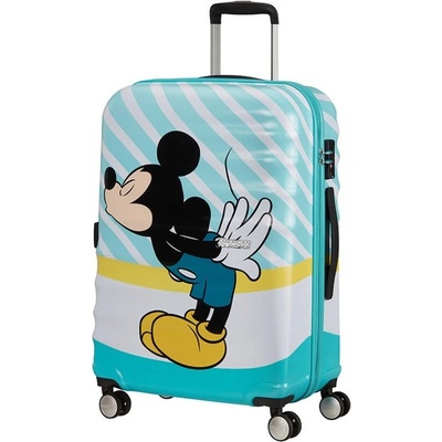 American Tourister Wavebreaker Disney Spinnertyrkysová 64 l
