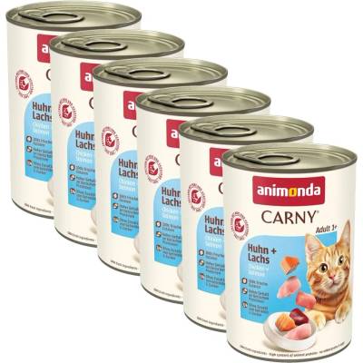 Animonda CARNY Cat Adult пиле + сьомга 6 x 400 г