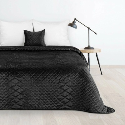 Mondo Italia Sametový přehoz na postel Luiz3 černý new Černá 170x210 cm
