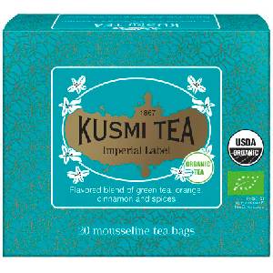 Kusmi Tea Зелен чай Imperial Label в муселинови торбички 20 бр (21648A1120)