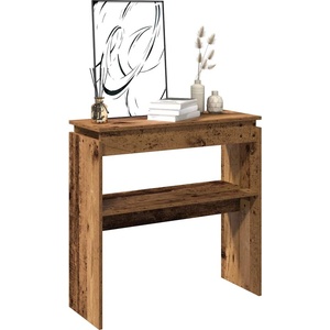 vidaXL Конзолна маса от старо дърво 102x30x80 cm Инженерна дървесина (856626)