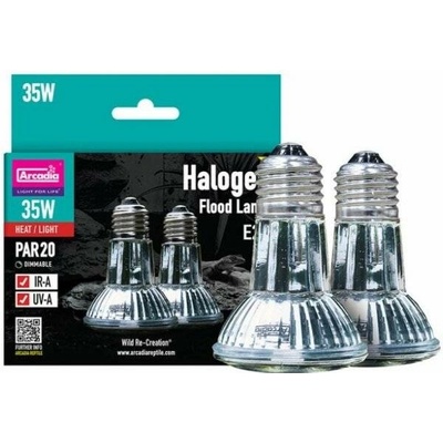 Arcadia Halogen Heat Lamp 35 W Twin pack
