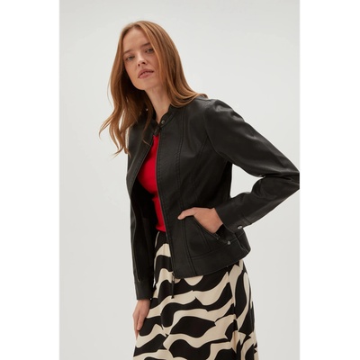 Moodo Черно дамско кожено яке Moodo Moodo | Cheren | ЖЕНИ | S