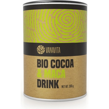 GymBeam BIO Cocoa & Maca Drink VANAVITA tuba 140x99mm 300 g