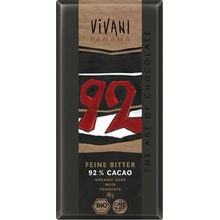 Vivani Edizione Grande hořká 92 % Bio 80 g