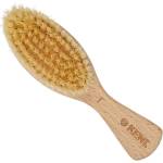 Kent Baby Soft Bristle Beechwood Brush with Canvas Travel Pouch
