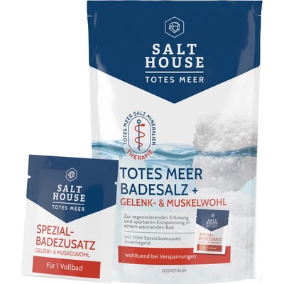 SALT HOUSE Sůl do koupele proti bolesti kloubů 20 ml+ 400 g