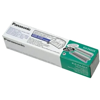 Image 1 of Panasonic КОМПЛЕКТ 2 ТЕРМОТРАНСФЕРНИ ЛЕНТИ ЗА PANASONIC KX-FP 81/85/151/155/181/185 - 2 ROLLS - 2 pcs x 50 m - PN KX-FA55X (KXFA55X) (611PAN 55 2)