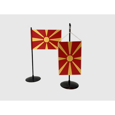 Stolní vlaječka Severní Makedonie Alerion