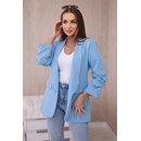 Sako 9709 s elegantnou klopou Zelená tmavo