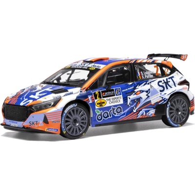 Ixo Hyundai i20 N Rally2 2 Lefebvre/Portier vítězové Ypres Rally 2024 Models 1:43