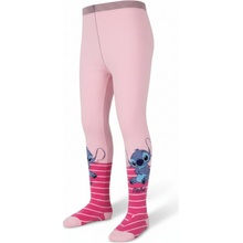 Exity Dievčenské pančucháče Stitch Svetlo ružová