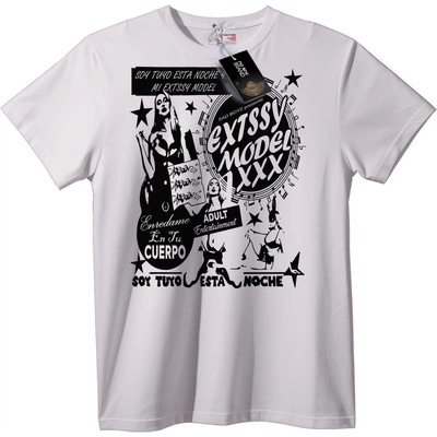 NOONEBRAND Тениска Extsy Модел Нощ - S, White