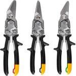 TOUGHBUILT Комплект ножици за ламарина toughbuilt tb-h4s3-60/ 3бр (tb-h4s3-60)
