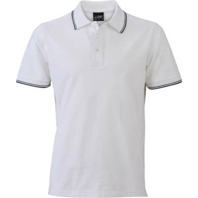 Daiber JN 986 pánská polokošile white/navy