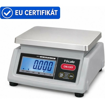 Gastro váha D1 T28-25MR do 25kg s displejom z prednej strany a akumulátorom - Tscale