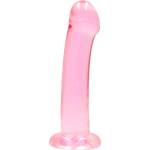 RealRock Дилдо с всмукателна чаша Juicy Ride (17 cm), розово
