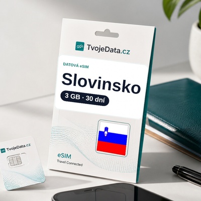 eSIM Slovinsko 3 GB / 29 dní