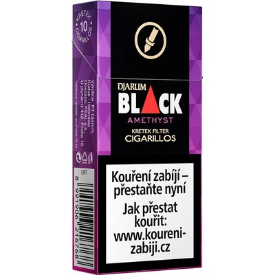 Djarum Black Amethyst kretek Filtr Cigarillos 10ks